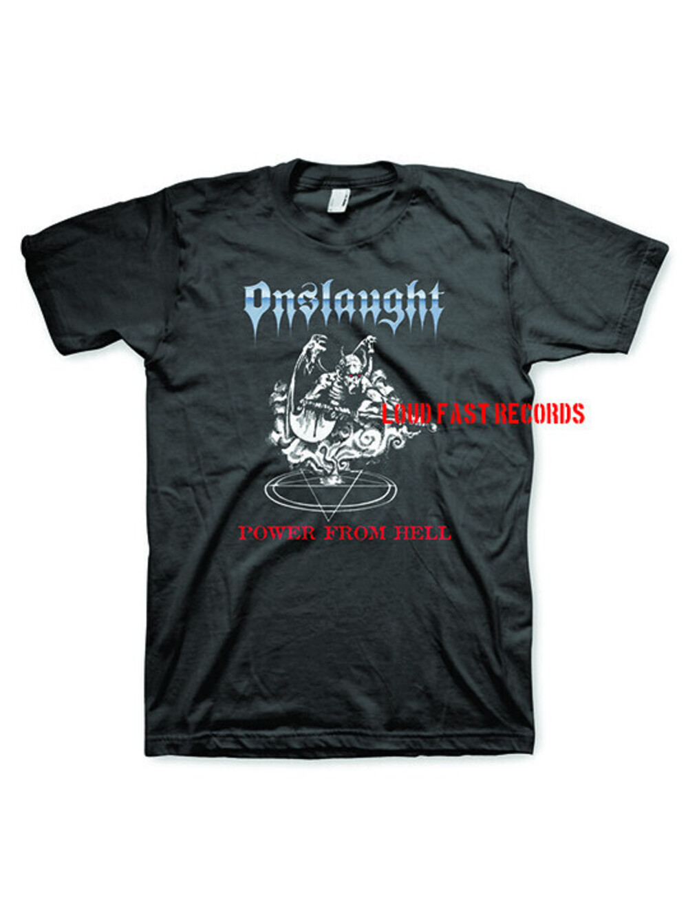 ONSLAUGHT - POWER FROM HELL T SHIRT SIZE XL official licensed nwobhm thrash punk
